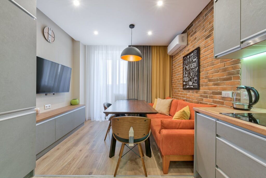 Kleine woonkamer modern