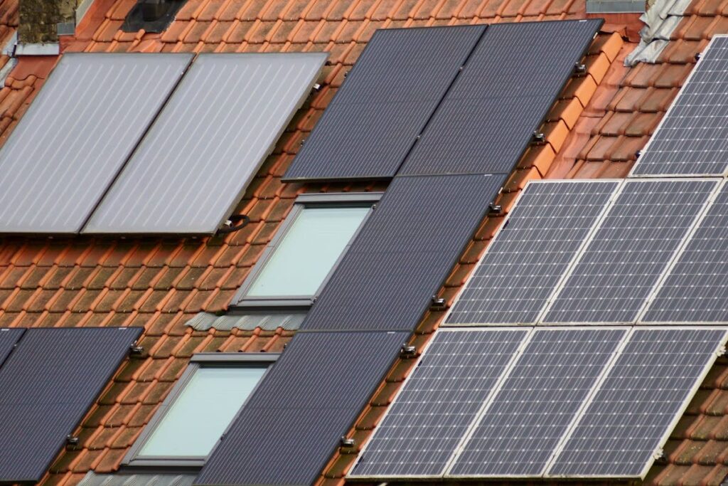 Zonnepanelen op een woning