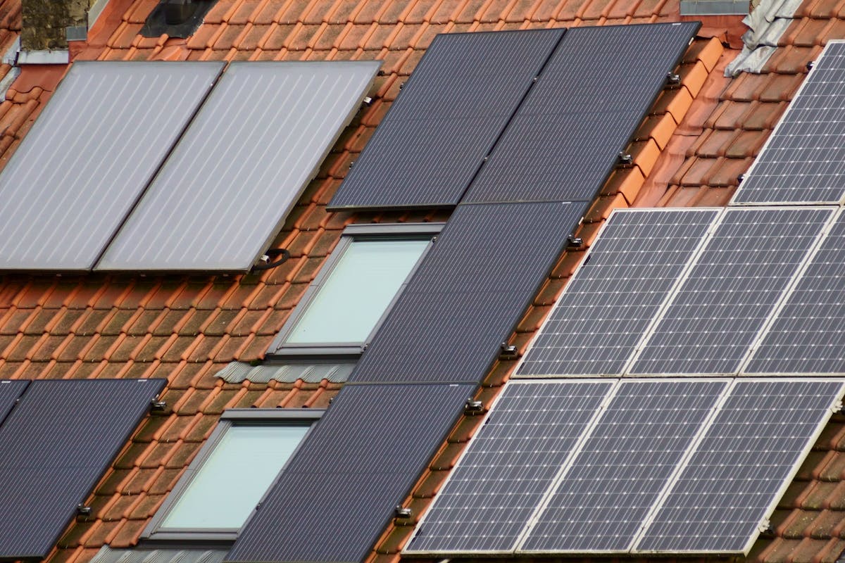Zonnepanelen op een woning